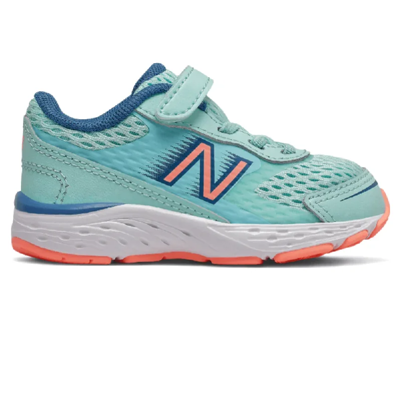 New Balance Toddler Girls 680v6 Velcro Bali Blue