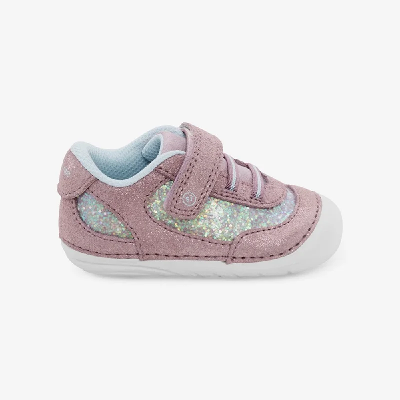 Stride Rite Infant Girls SM Jazzy Sneaker Velcro Lavender / Multi