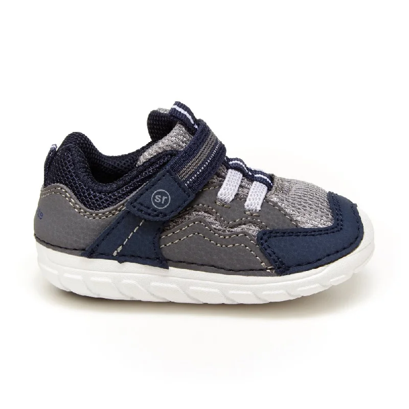 Stride Rite Infant Boys SM Kylo Sneaker Velcro Navy / Gray