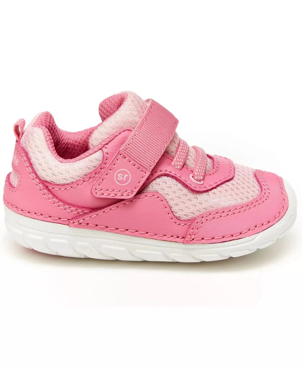 Stride Rite Infant Girls SM Rhett Sneaker Velcro Pink