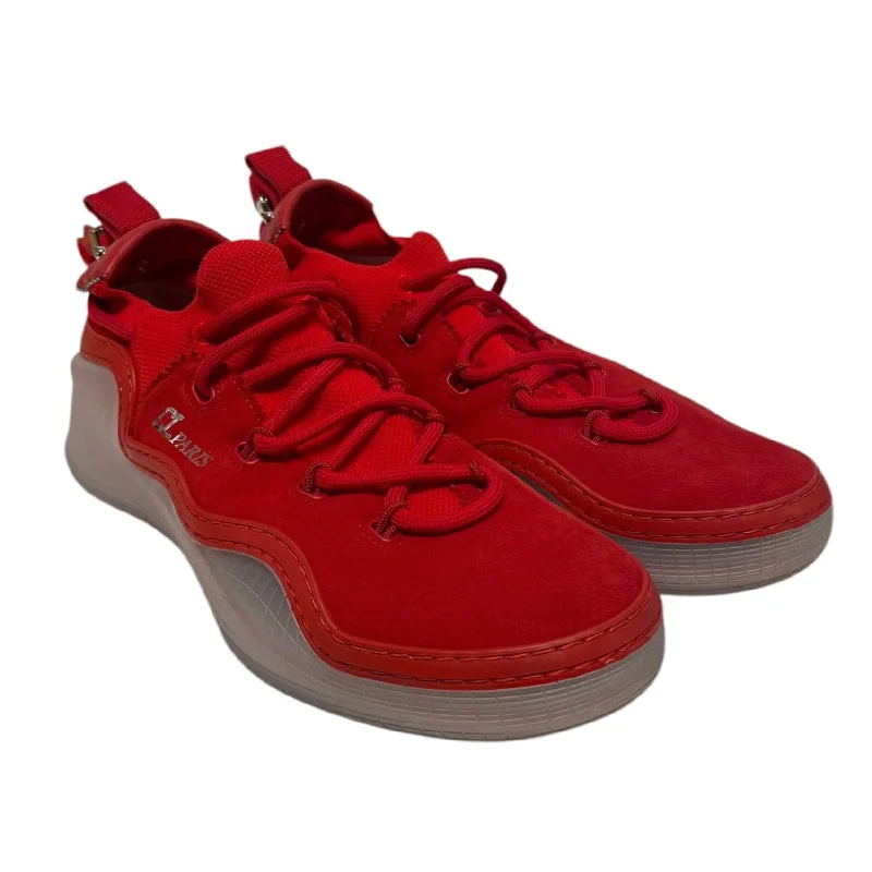 Christian Louboutin/Low-Sneakers/EU 42/Suede/RED/ARPOADOR FLAT