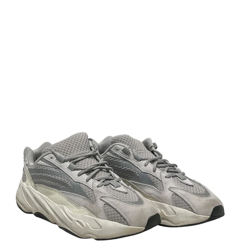 adidas/Low-Sneakers/US 12.5/Leather/GRY/YEEZY BOOST 700 STATIC