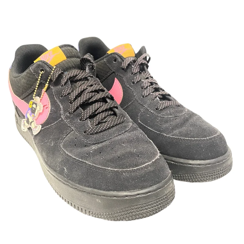 NIKE/AIR FORCE 1 07 LV8 2/Low-Sneakers/US 10.5/Cotton/BLK/CD0887-001