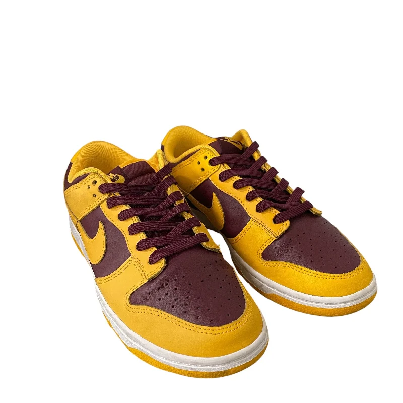 NIKE/Low-Sneakers/US 8/Leather/YEL/Nike Dunk Low Arizona State