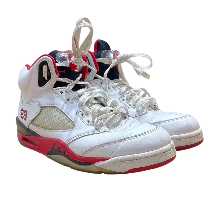 Jordan/Hi-Sneakers/US 8/RED/JORDAN 5 RETRO FIRE RED