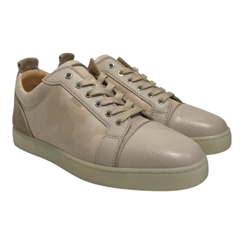 Christian Louboutin/Low-Sneakers/US 10/Leather/BEG/Louis Junior Orlato Flat