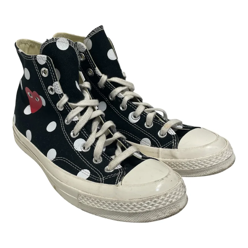 PLAY COMME des GARCONS/CONVERSE/Hi-Sneakers/US 9/Cotton/BLK/