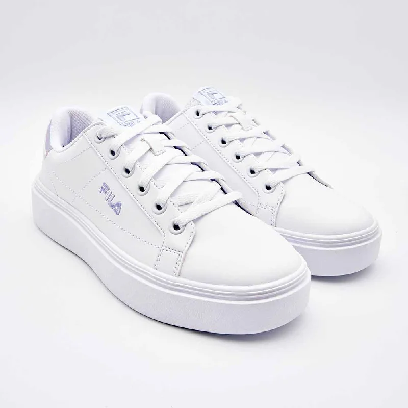 FILA Court Plumpy Ladies Sneaker - White / Lilac