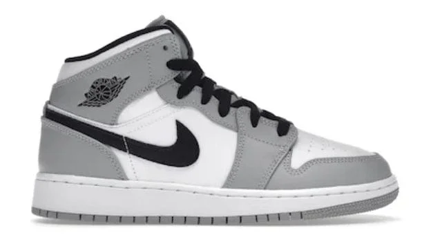 Jordan 1 Mid - Light Smoke Grey(GS)