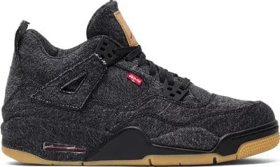 Jordan 4 Retro Levi's Black (GS) (Levi's Tag)