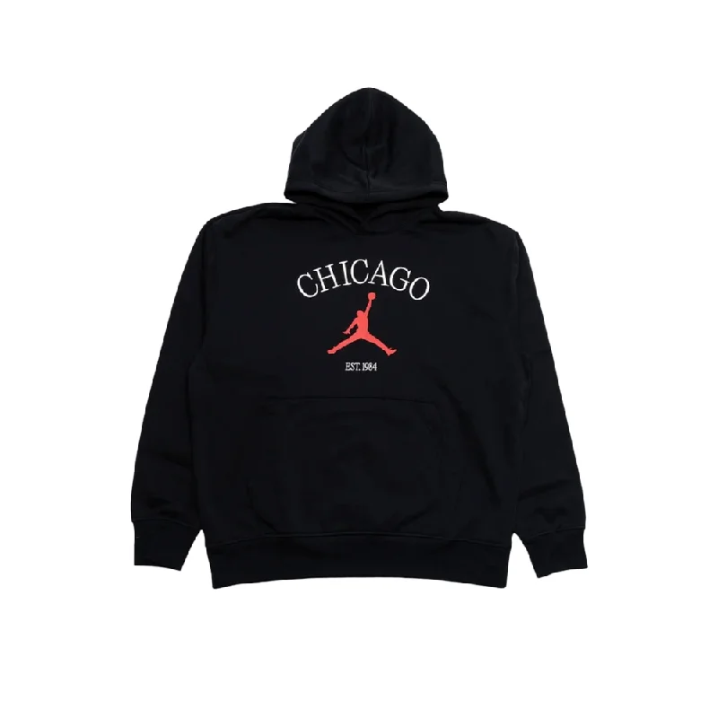 Jordan Chicago Pullover Hoodie 'Black'