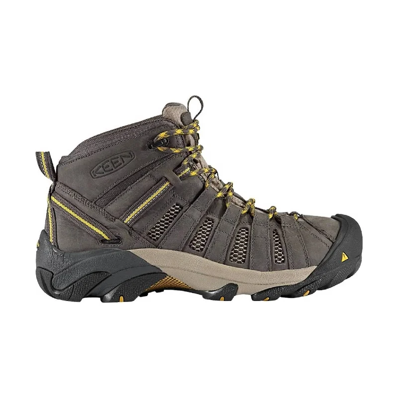 KEEN Men's Voyageur Mid Hiking Boot - Raven/ Tawny Olive