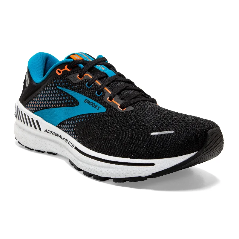 Men's Adrenaline GTS 22 Color: Black / Blue / Orange