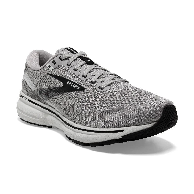 Men's Brooks Ghost 15 1103934E098 Color: Alloy/Oyster/Black (EXTRA WIDE WIDTH)