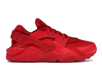 The Nike Air Huarache Triple Red