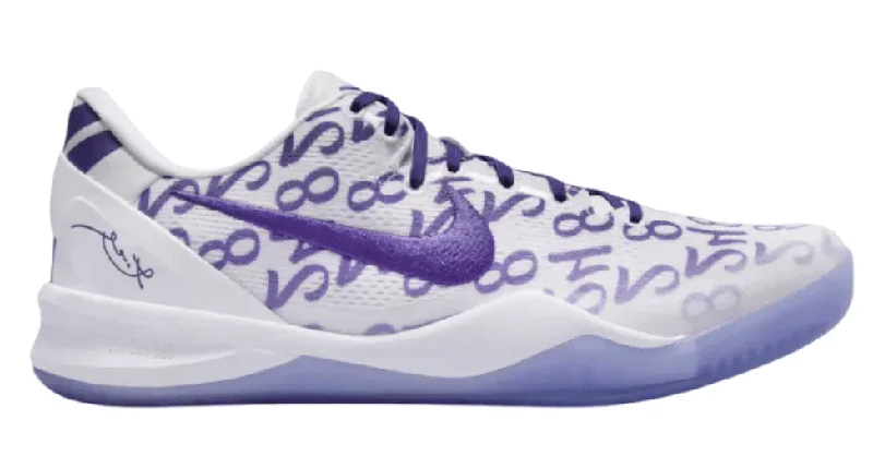 Nike Kobe 8 Protro White Court Purple (GS)