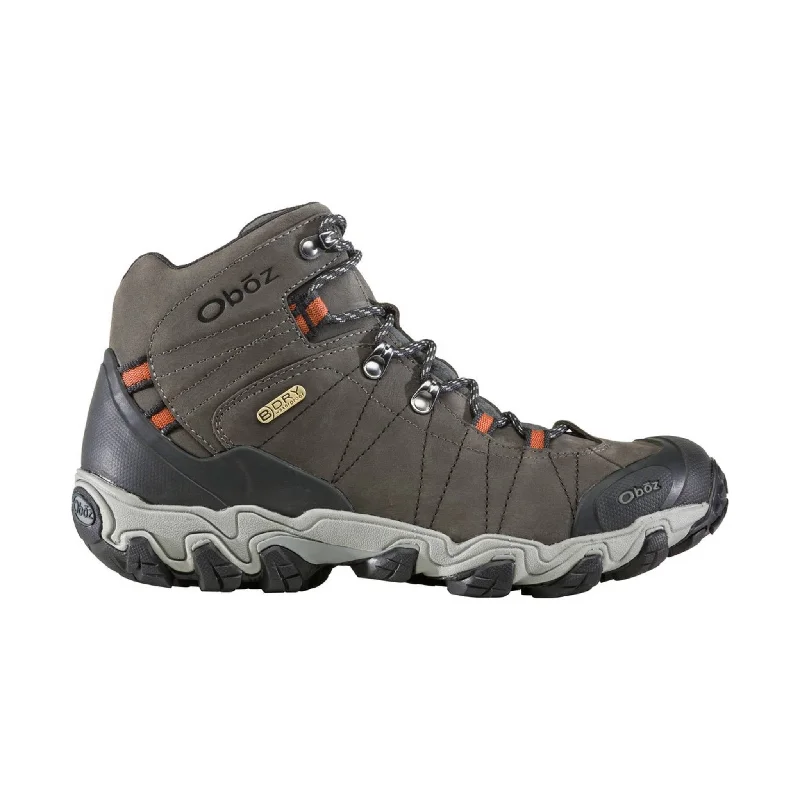 Oboz Men's Bridger Mid Waterproof Hiking Boot - Raven