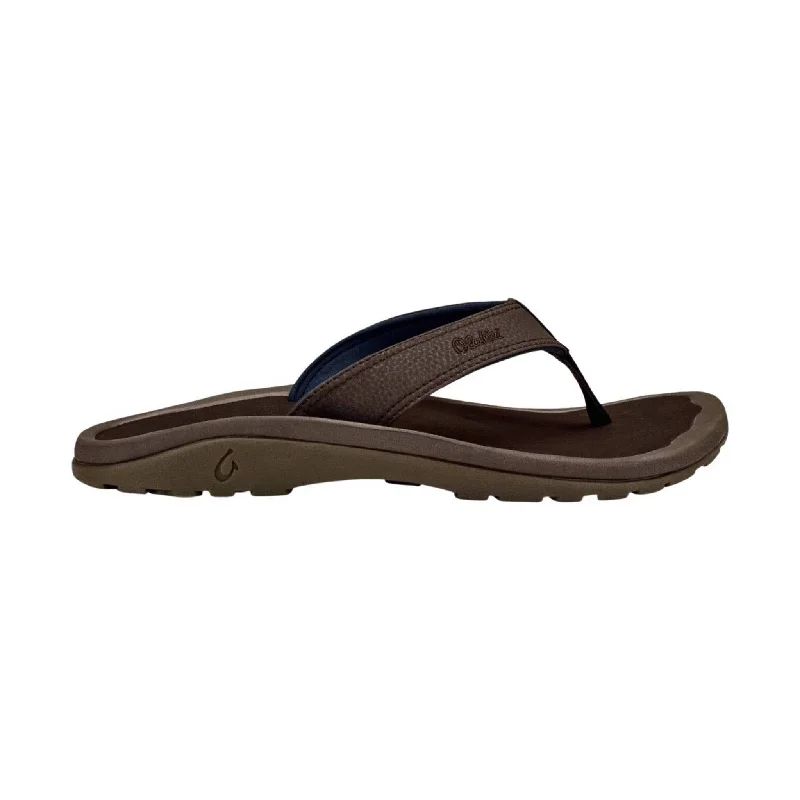 OluKai Men's Ohana Flip Flop - Dk Wood