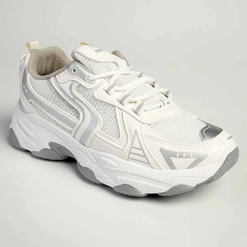 Pierre Cardin Jogguese 1 Sneaker- White/Silver