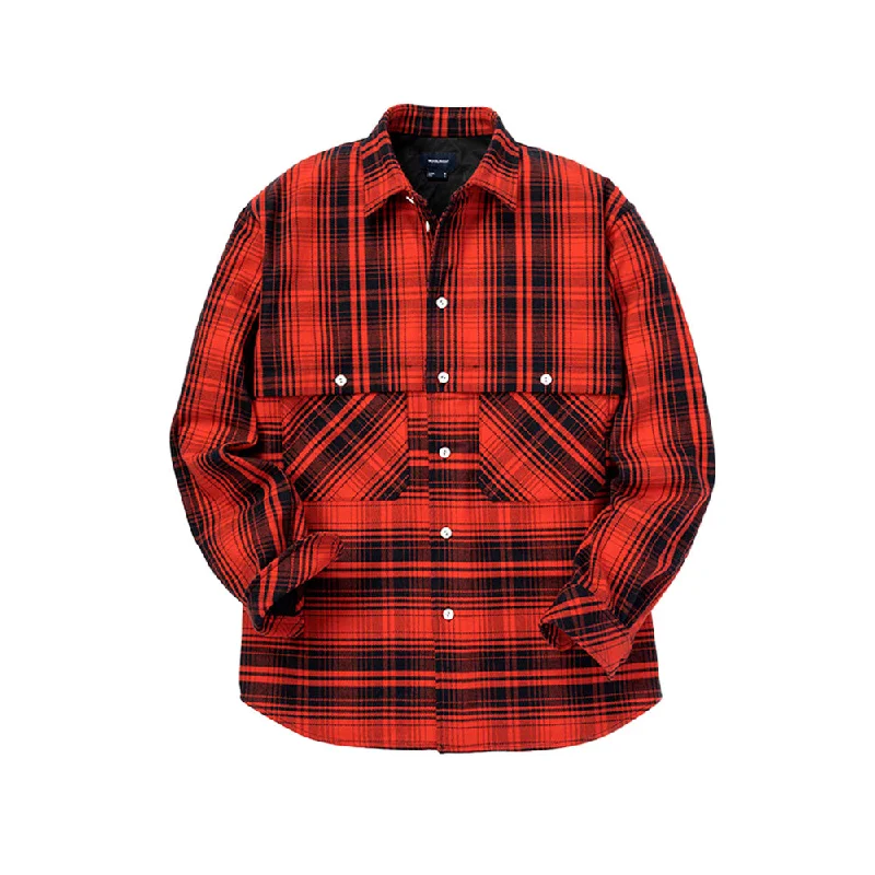 Shepherd Shirt in Pure Cotton 'Red Check'