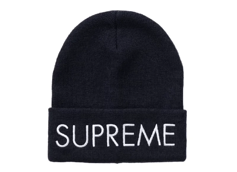 Supreme Capital Beanie Navy