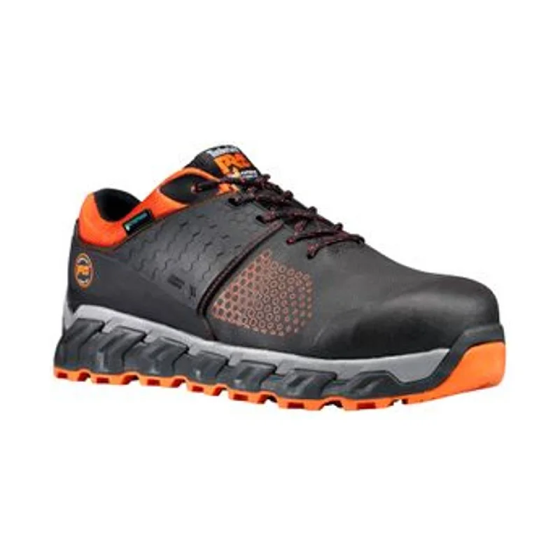 Timberland Pro Men's Waterproof Ridgework Low Composite Toe Work Shoe - Black/Orange