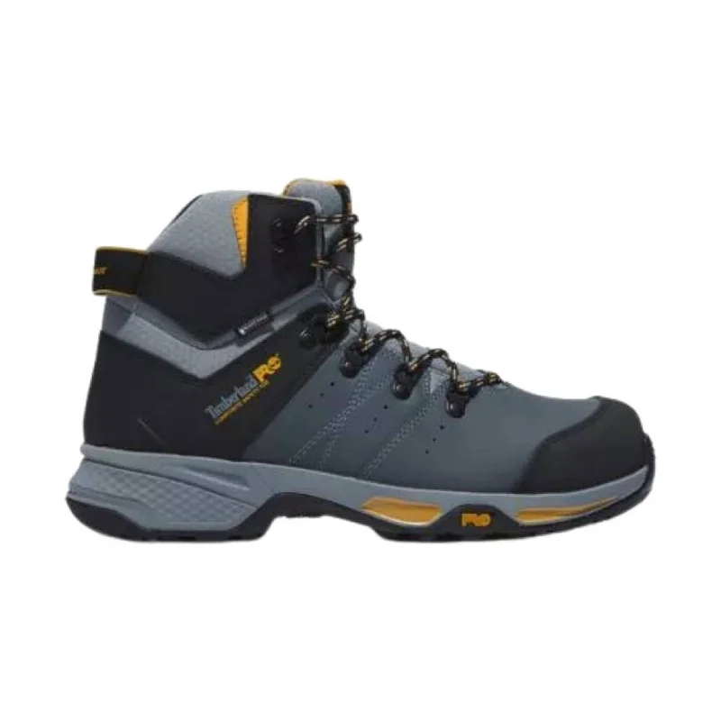 Timberland Pro Men's Switchback Composite Toe Work Boot - Grey/Yellow